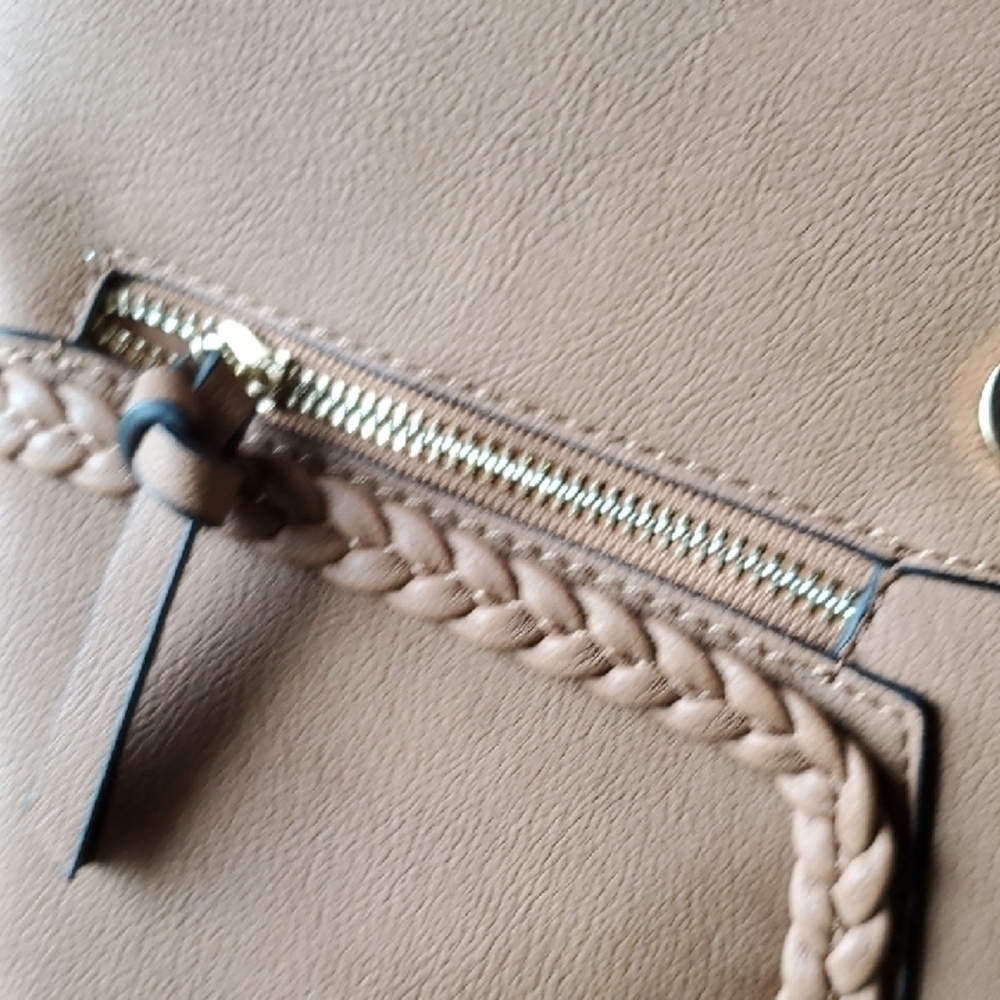 Torrid Tan Braided Crossbody Bag 9 X 11 - Picture 4 of 9